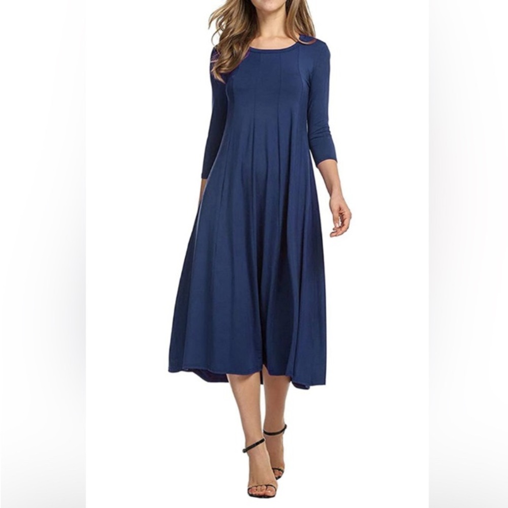 Eileen Fisher | Jersey Swing Midi Dress